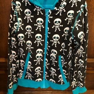 Maxomorra Skeleton Hoodie (GOTS certified)
